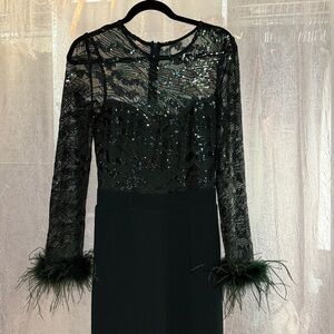 Lulu's Dark Green High-Waisted Pants